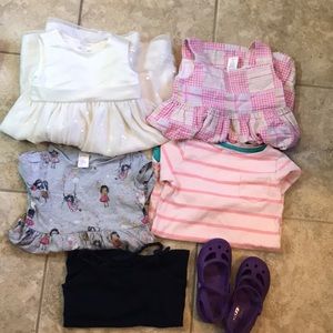 Girls 4t 8-pieces summer lot